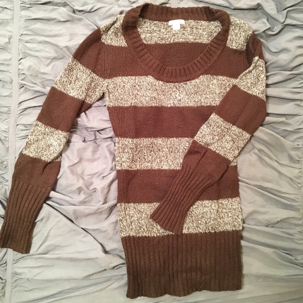 Xhilaration Brown Comfy Long Sweater